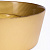 Салатник 21см GLASSCOM прямые бортики золото стекло 000000000001211818