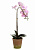 Цветок искуственный Орхидея в горшке 48см REAL TOUCH пластик 000000000001217057