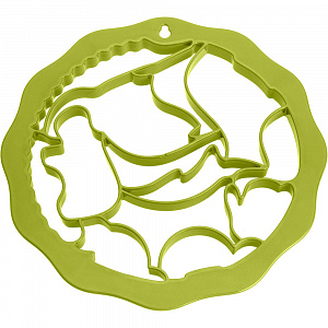 Форма для печенья PHIBO ZOO зеленый пластик 000000000001220710