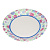Набор одноразовых тарелок Цветочный Микс Pap Star, 23 см, 10 шт. 000000000001142447