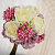 Цветок искусственный букет Санди 31см бело-розовый 000000000001218425