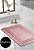 Коврик для ванны 55x80см DE'NASTIA Soft Collection memory лиловый полиэстер 000000000001215832