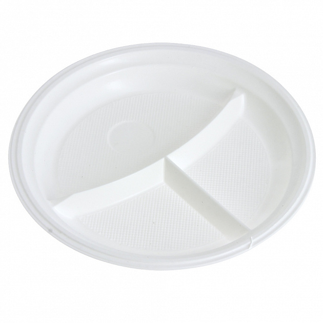 Набор одноразовых тарелок Фопос, 21.5 см, пластик, 6 шт. 000000000001004062