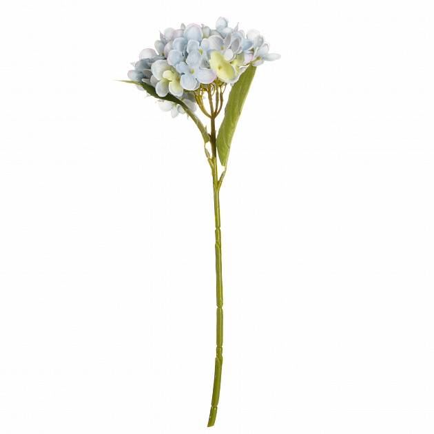 Цветок искусственный Гортензия 46см голубая 000000000001218395