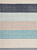 Коврик придверный 40x60см LUCKY Широкая полоска голубой/серый полиэстер 000000000001200452