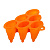 Форма для изготовления мороженого Фигурная Marmiton, оранжевый, силикон 000000000001125342