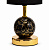 Светильник 27,5см черный мрамор с золотом 000000000001216444
