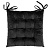 Подушка на стул 40х40см DE'NASTIA чёрный велюр полиэстер 000000000001209652