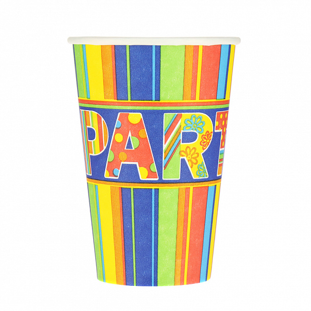 Набор одноразовых стаканов New Party Pap Star, 200мл, 10 шт. 000000000001142484