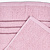 Полотенце махровое 30х60см СОФТИ бордюр с 3 полосками розовое плотность 380гр/м 100% хлопок 000000000001212194