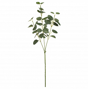 Цветок искусственный ветвь Эвкалипт 68см 000000000001218398