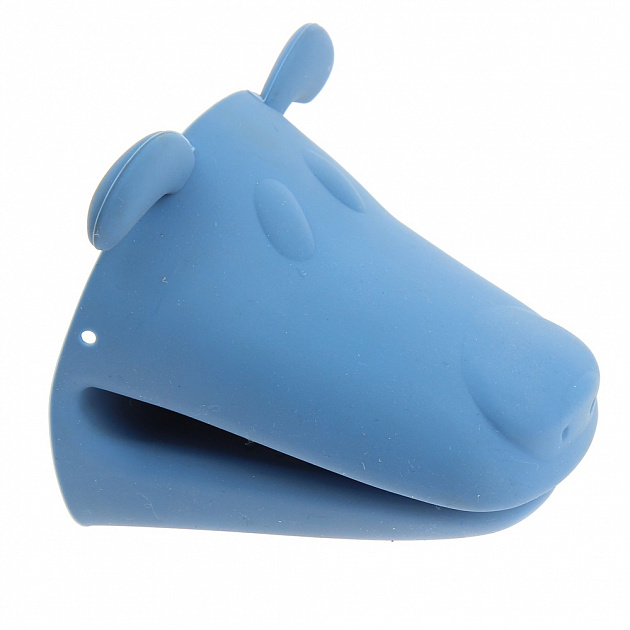 Термостойкая прихватка Собака Marmiton, голубой, силикон 000000000001125335