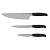 Набор ножей 3шт POLARIS PRO collection-3SS черный нержавеющая сталь 000000000001203086
