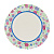 Набор одноразовых тарелок Цветочный Микс Pap Star, 23 см, 10 шт. 000000000001142447