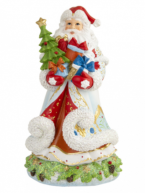 Новогодняя фигурка Дедушка Мороз из полирезины 11,5х26х15см 81384 000000000001201753