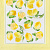 Дорожка на стол "Лимоны" 40*146 см, 100% хлопок, саржа 190 гр/м2 4026190 000000000001185453