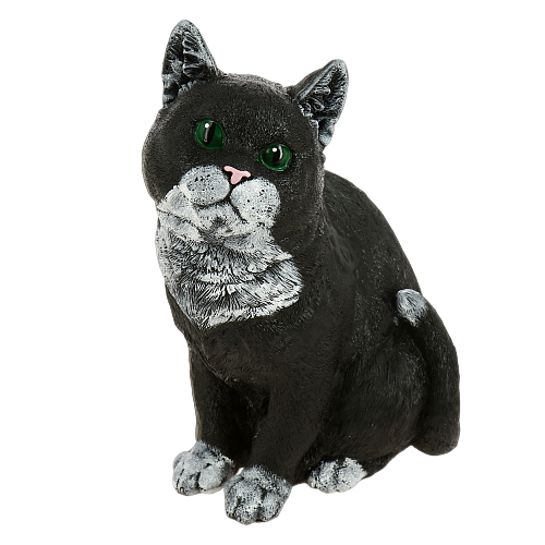 Копилка Кошка Чёрная с белой грудкой, 32см G015-32-104K Материал: Гипс 000000000001194290