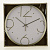 Часы настенные кварцевые Модерн розовый(корпус из алюминия, циферблат из полистирола, питание от батарейки типа AA 25,2x4,2см 79654 000000000001185759