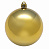 Декоративное украшение Шар 15см MANDARIN золотой пластик 000000000001209364