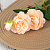 Цветок искусственный Чайная роза 3 бутона 61см персиковая 000000000001218341