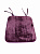 Подушка на стул 40x35x38см DE'NASTIA мемори фиолетовый полиэстер 000000000001166261