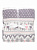 Плед 150x200см LUCKY Лапландия белый/фиолетовый/розовый полиэстер 000000000001214458