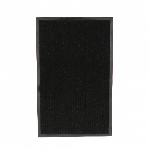 Влаговпитывающий ребристый коврик Vortex, чёрный, 50х80 см 000000000001012488