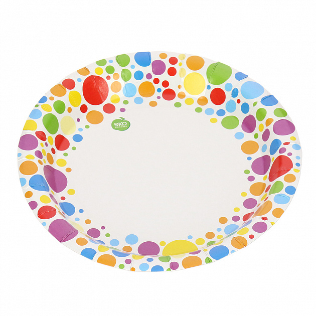Набор одноразовых тарелок Фуршет Европак Трейд, 210 мм, 6 шт. 000000000001144345