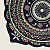 Фруктовница 22см RISHTON KULOLCHILIC рисунок мехроб синий Риштанская керамика UZ012/UZ025 000000000001206043