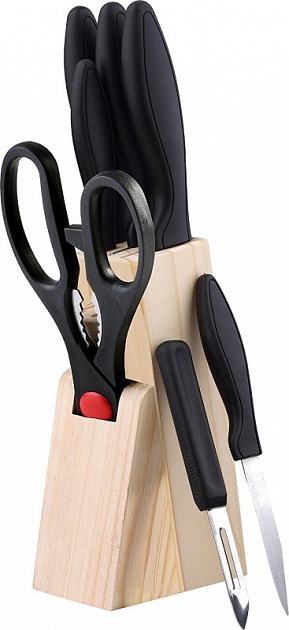 Набор ножей 8 предметов в деревянной подставке Renberg RB-8813 000000000001187392
