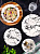 Набор столовой посуды 24 предмета TULU PORSELEN Deniz(тарелки:обеденная26см-6шт,суповая19см-6шт,десертная19см-6шт,салатник16см-6шт)BLACK MARBLE фарфор 000000000001210104