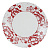 Плоская тарелка Alkove Red Luminarc 000000000001003462