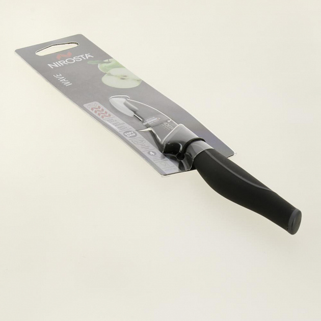 Нож для чистки овощей 19см FACKELMANN WAVE нержавеющая сталь пластик 000000000001206972