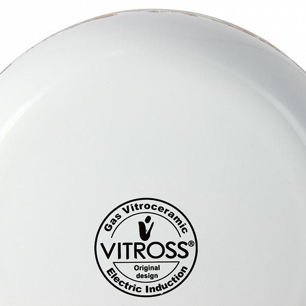 Чайник со свистком 2л VITROSS Imperio сферическая форма эмальрованная сталь 000000000001066226
