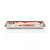 Блюдо сервировочное DE'NASTIA Новый год прямоугольный белый/красный фарфор 000000000001220561