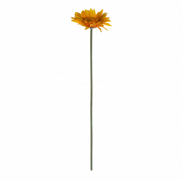 Цветок искусственный Гербера 55см желтая 000000000001218359