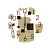 Настенные часы Квадраты Вега, стекло 000000000001135936