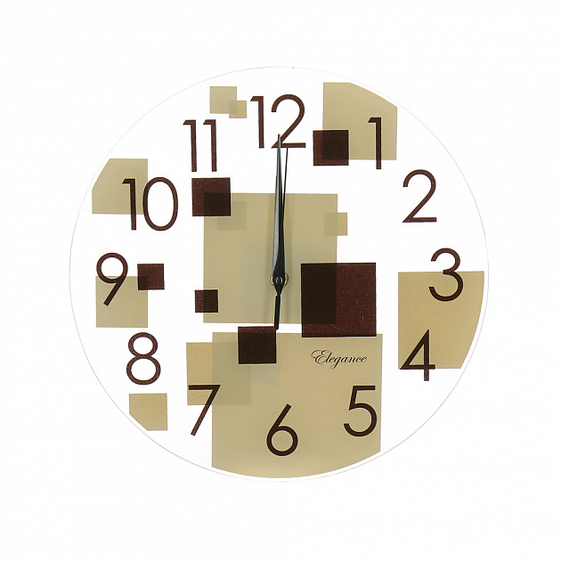 Настенные часы Квадраты Вега, стекло 000000000001135936