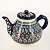 Чайник заварочный 2л RISHTON KULOLCHILIC рисунок мехроб синий Риштанская керамика UZ010/UZ010 000000000001206041