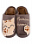 Туфли домашние-тапки р.36-37 LUCKY Коты коричневый полиэстер 000000000001220269