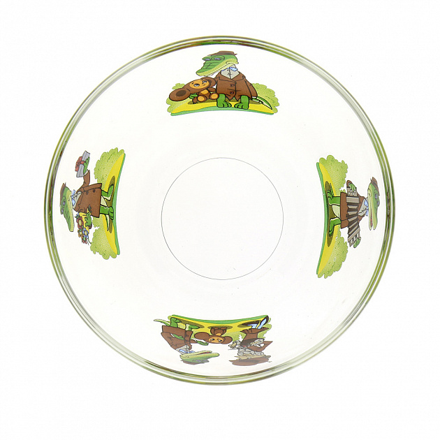 Набор посуды Чебурашка и крокодил Гена Союзмультфильм, стекло, 3 предмета 000000000001096619