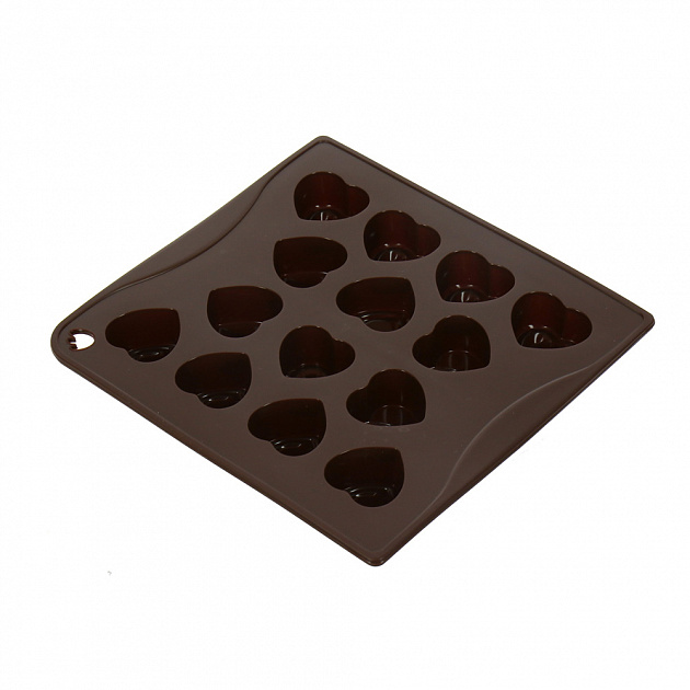 Форма для шоколадных изделий Сладкие сердца Confiserie Dr.Oetker, силикон 000000000001128069