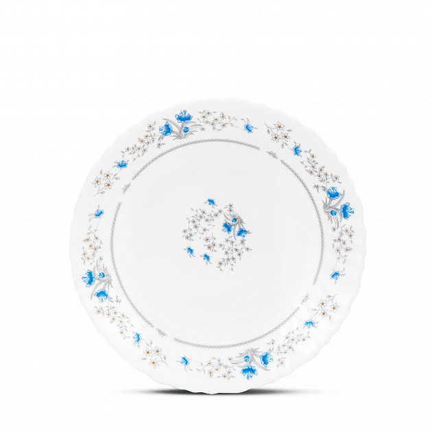 Набор столовой посуды 16 предметов FARFORELLE Голубой цветок стеклокерамика 000000000001214368