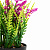 Цветок искусственный растение Лаванда 20см розовая в горшке 000000000001218511