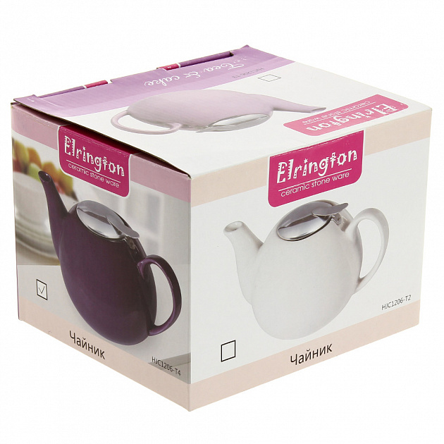 Заварочный чайник Elrington, 1.2л, керамика 000000000001163483