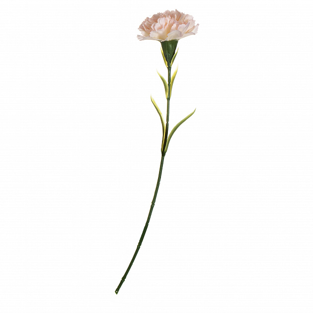 Цветок искусственный Гвоздика 41,5см светло-розовая 000000000001218352