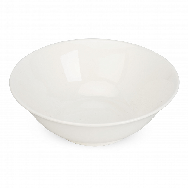 Тарелка суповая 18см ОБЩЕПИТ белый керамика 000000000001214389
