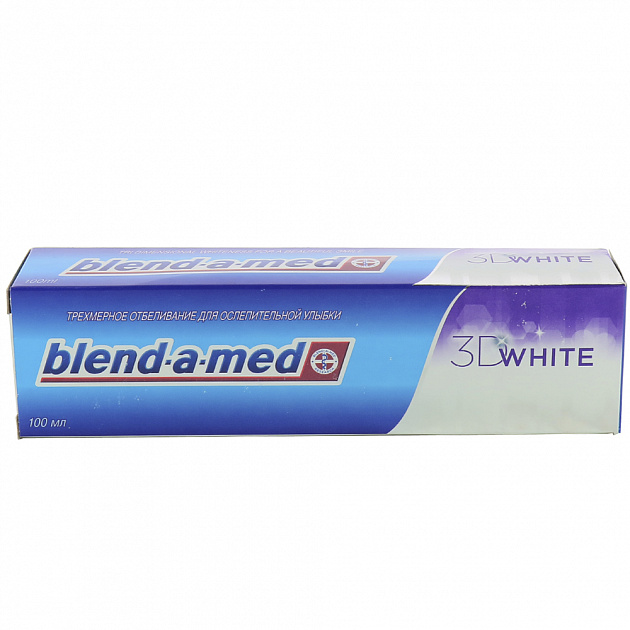 Зубная паста Blend-a-med 3D White Трехмерное отбеливание P&G, 100мл 000000000001029838