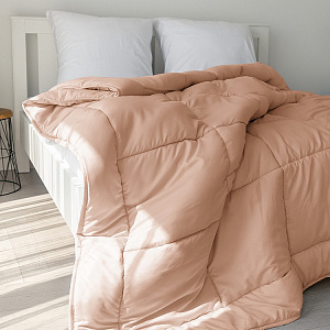 Одеяло-покрывало 2-спальное 170x205см DE'NASTIA розовый полиэстер 000000000001219109