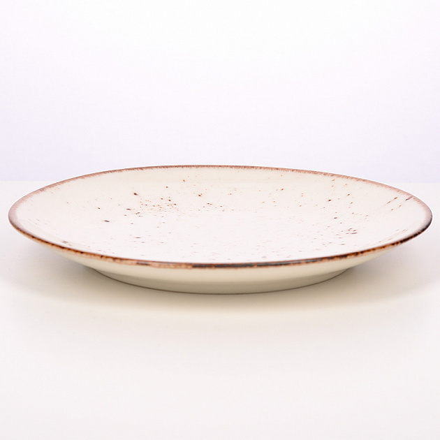 Набор столовой посуды 24 предмета TULU PORSELEN Deniz (тарелки:обеденная 25см-6шт,суповая 21см-6шт,десертная 19см-6шт,салатник 16см-6шт) MILKY фарфор 000000000001210101